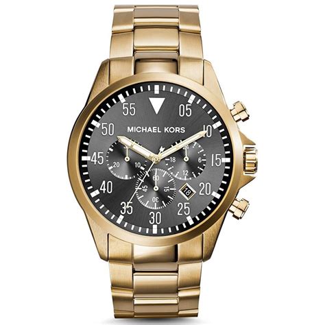 michael kors mens black watches|Michael Kors 256400.